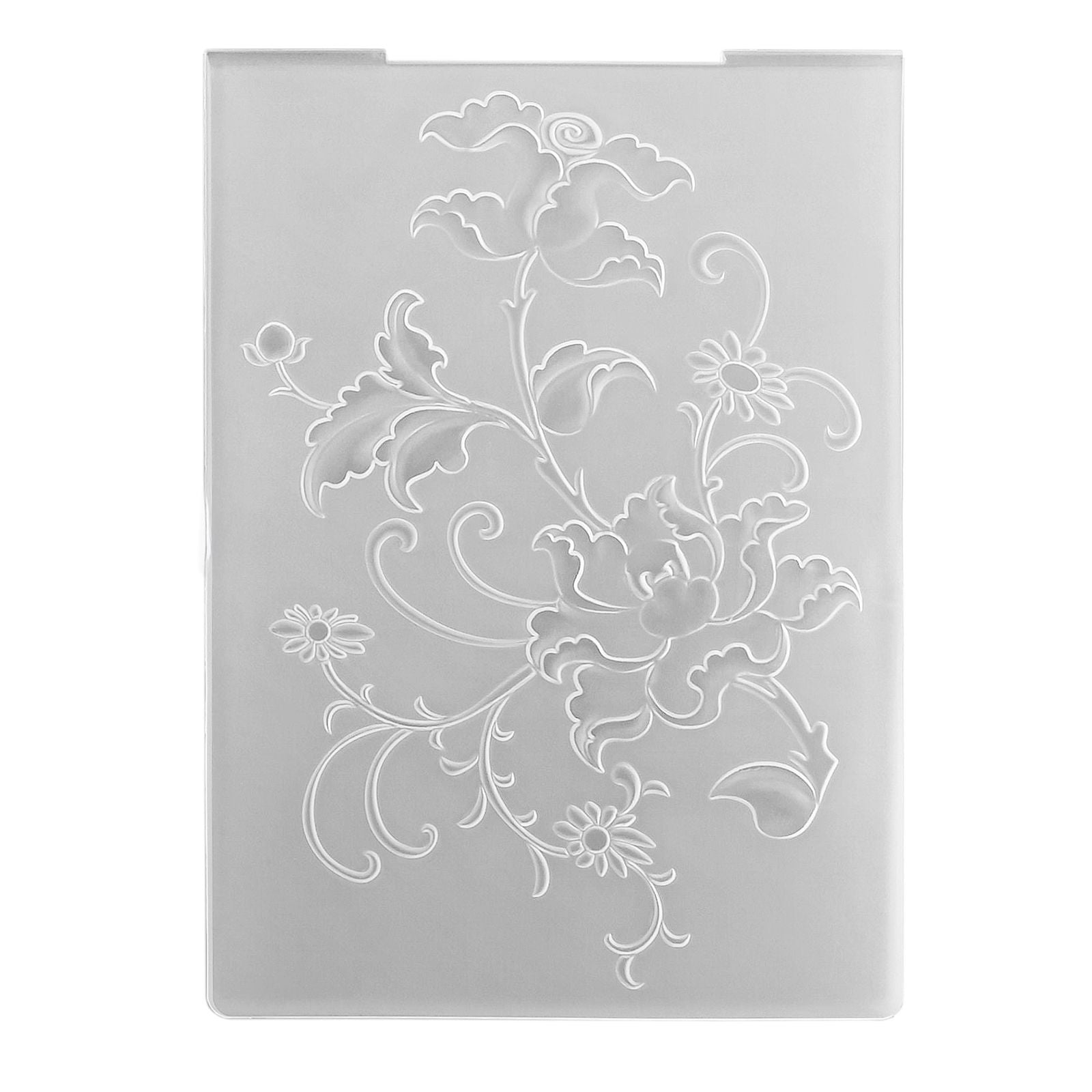 Nellies Wahl • 3D-Prägefolder exotische Blumen 10,5x14,8cm