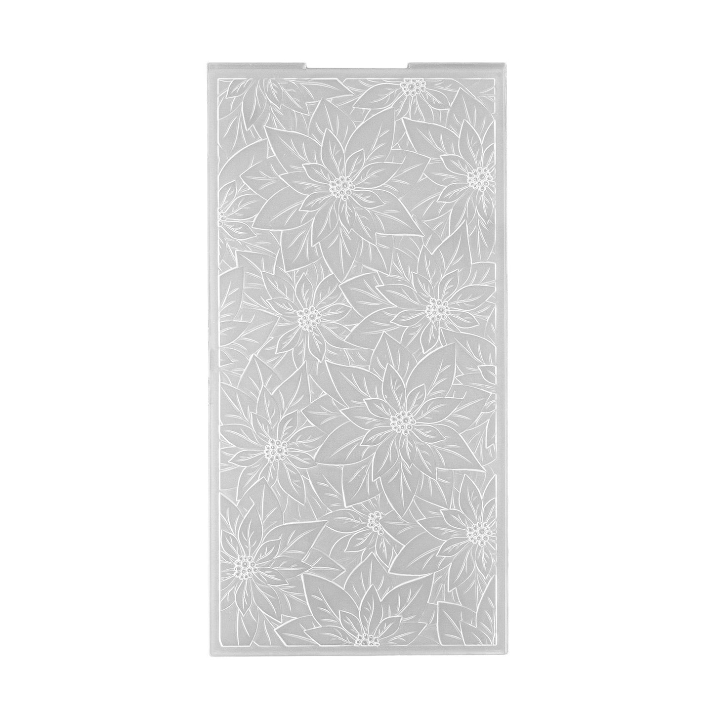 Nellies Wahl • 3D-Prägefolder Hintergrund Weihnachtsstern 10,5x21cm