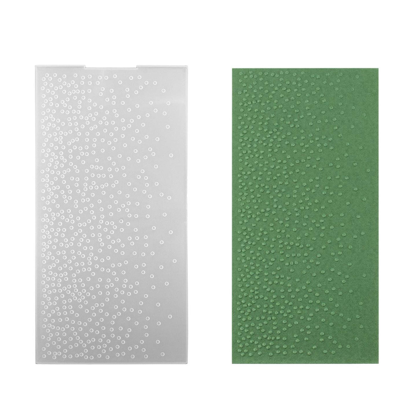 Nellies Wahl • 3D-Prägefolder Hintergrund Schnee 10,5x21cm