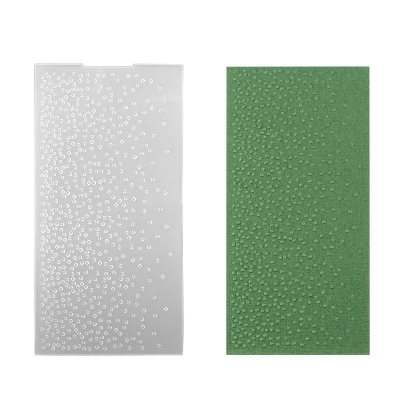 Nellies Wahl • 3D-Prägefolder Hintergrund Schnee 10,5x21cm