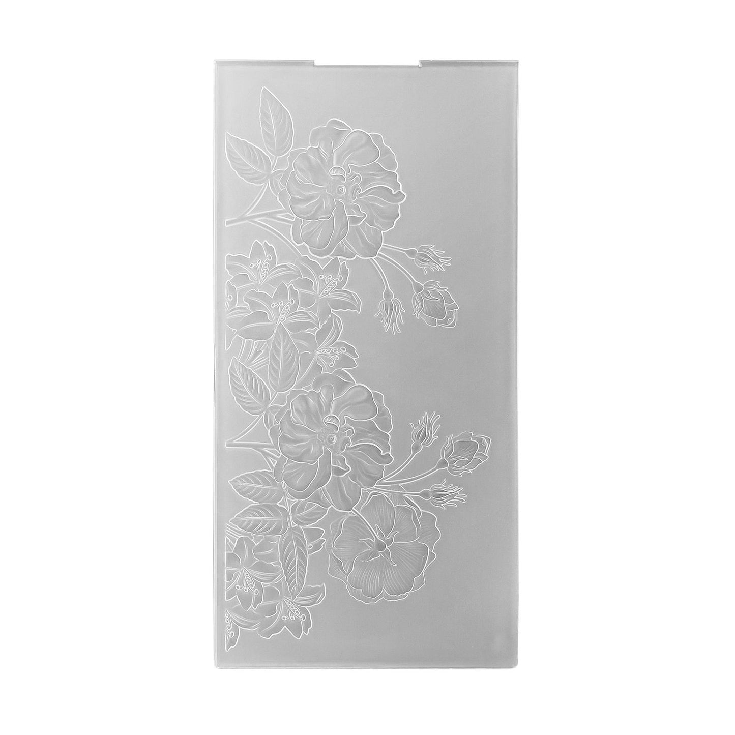Nellies Wahl • 3D-Prägefolder Hintergrund Wildrosen 10,5x20,5cm
