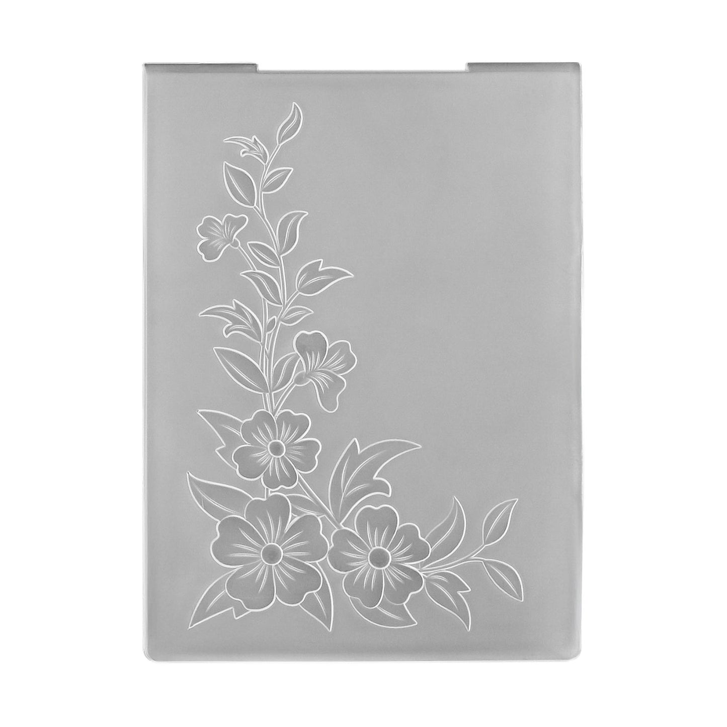 Nellies Wahl • 3D-Prägefolder Eckblumen 10,5x10,5cm