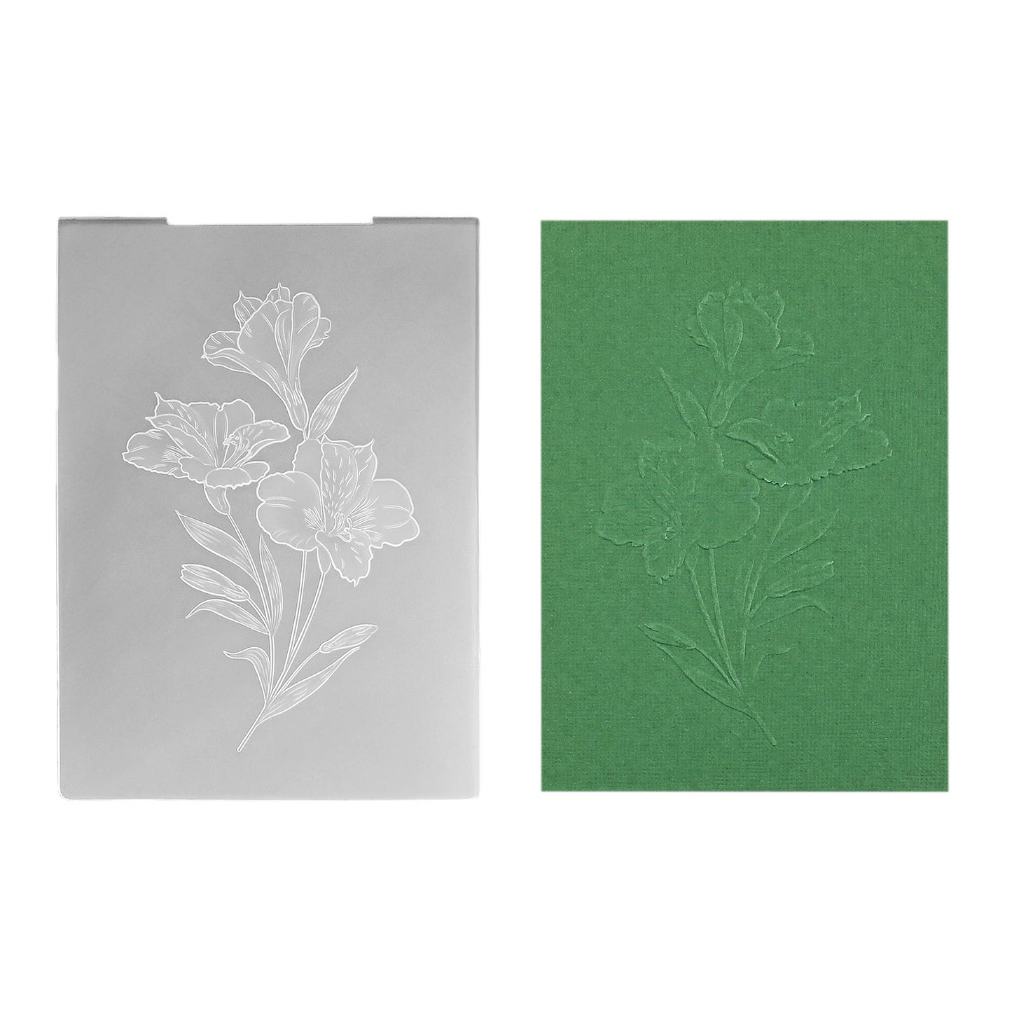 Nellies Wahl • 3D-Prägefolder Orchidee 10,5x14,8cm