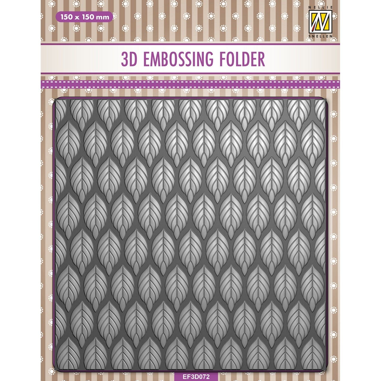 Nellies Wahl • 3D-Prägefolder-Hintergrundblätter 15x15cm