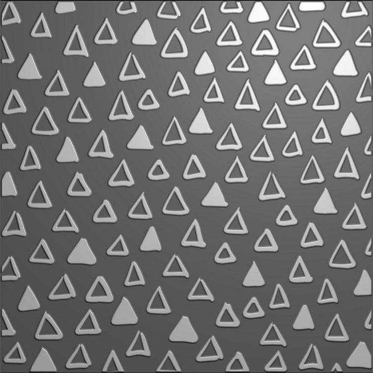 Nellies Wahl • 3D-Prägefolder Hintergrunddreiecke 15x15cm