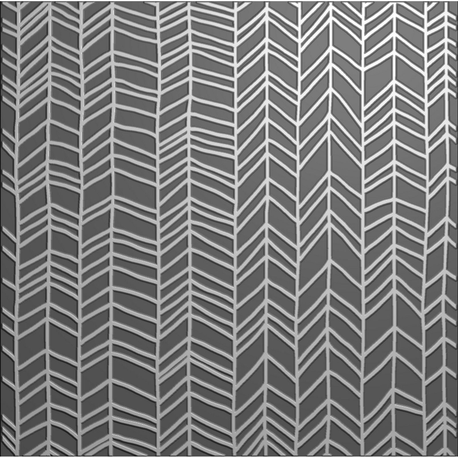 Nellies Wahl • 3D-Prägefolder Hintergrund Chevron 15x15cm