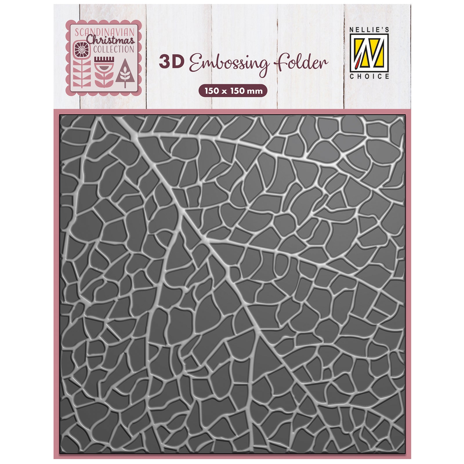 Nellies Wahl • 3D-Prägefolder mit Hintergrundblattdruck, 15 x 15 cm