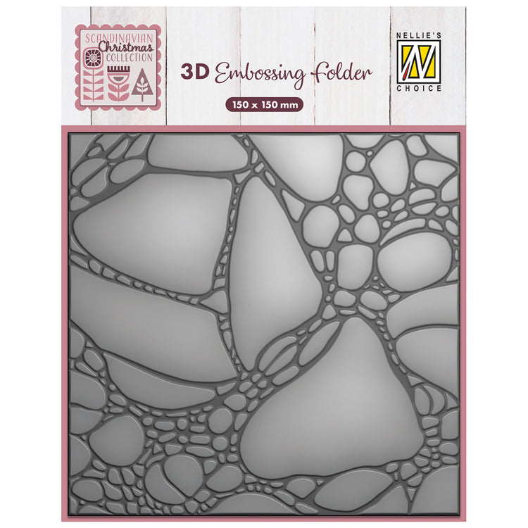 Nellies Wahl • 3D-Prägefolder Farbtropfen 15x15cm