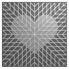 Nellies Wahl • Prägefolder Hintergrund Geo Herz 15x15cm