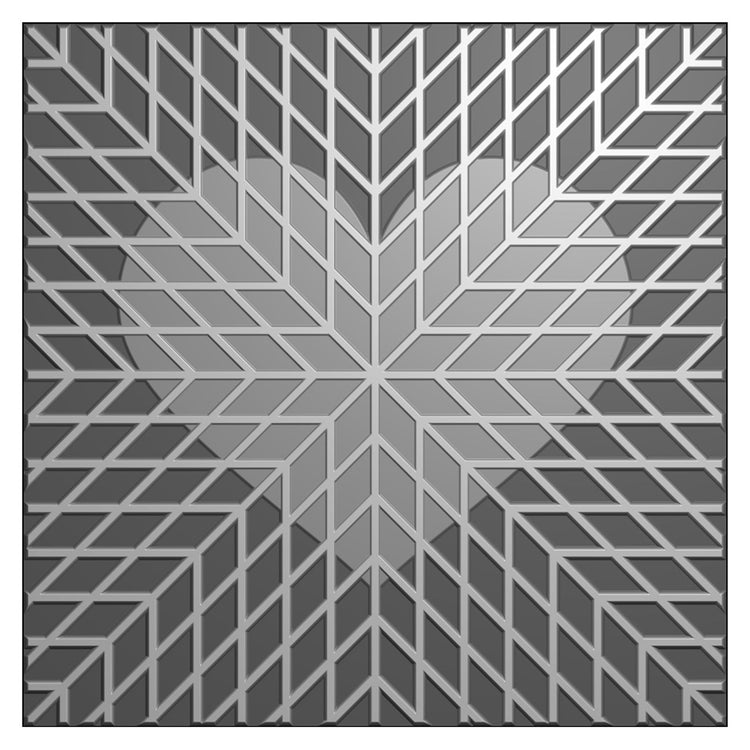 Nellies Wahl • Prägefolder Hintergrund Geo Herz 15x15cm