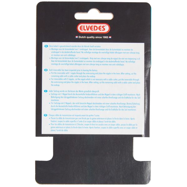 Elvedes Schaltzug Innenzug Edelstahl 49dr Nippel 4x4 Box (50)