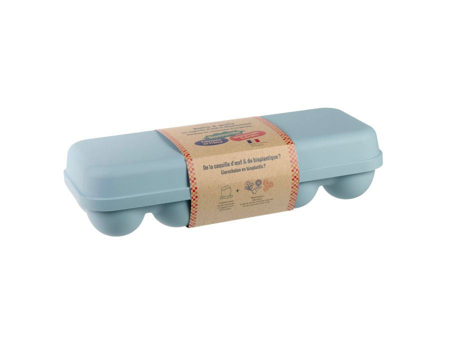 Ah! Tisch! Eierschachtel für 10 Eierblau