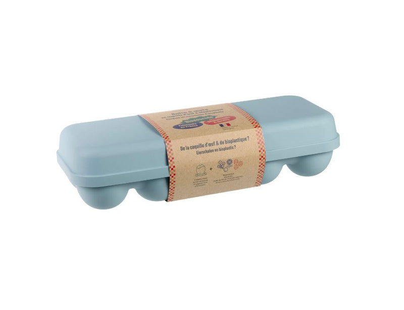 Ah! Tisch! Eierschachtel für 10 Eierblau