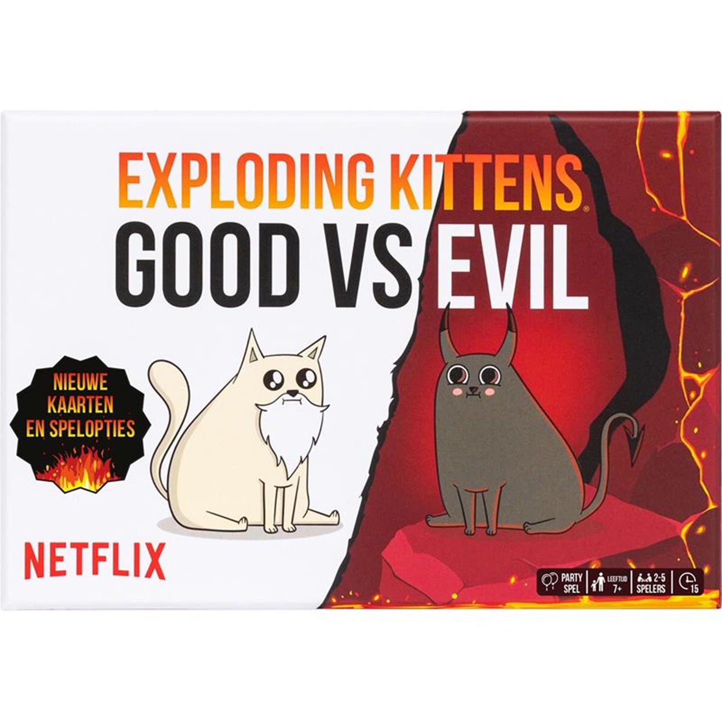 Exploding Kittens Gutes gegen Böses Kartenspiel