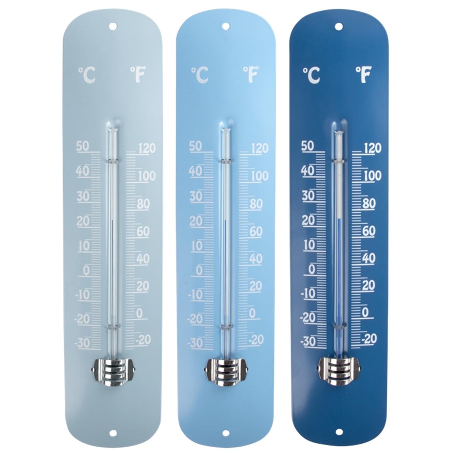 Esschert Design-Thermometer Zinkblau