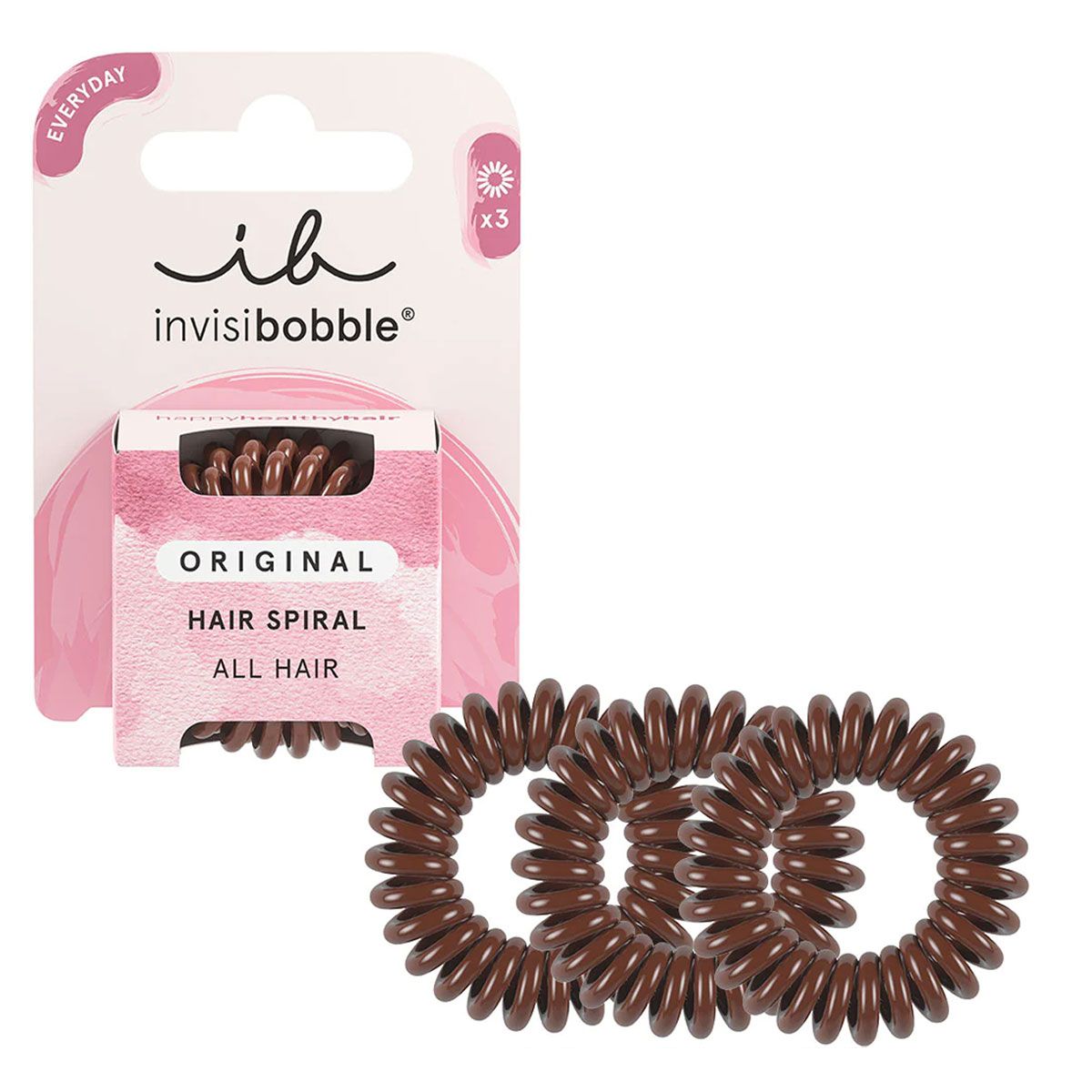 Invisibobble Invisibobble Original Brezel Brown 3 Stücke