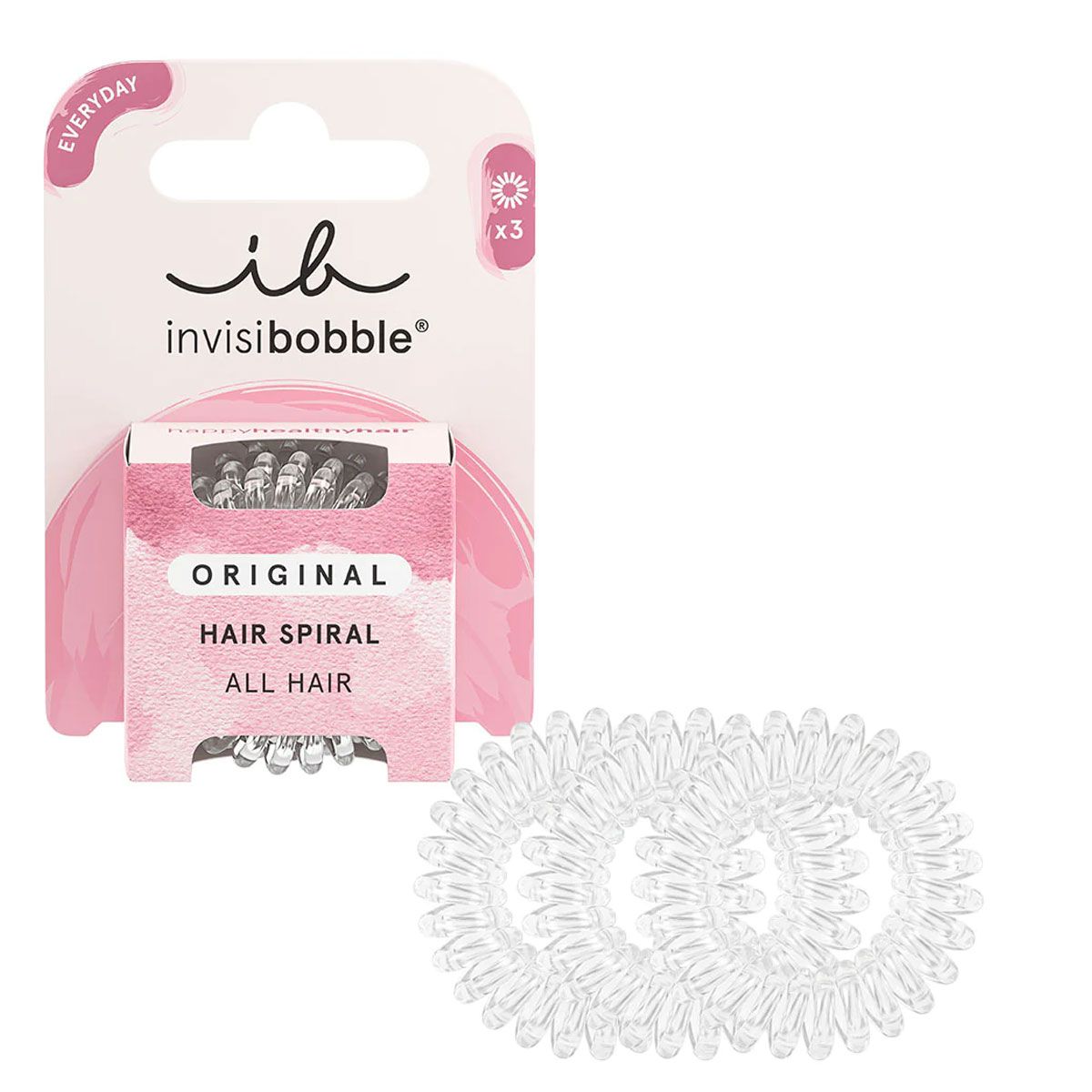 Invisibobble Invisibobble Original Crystal Clear 3 Stücke