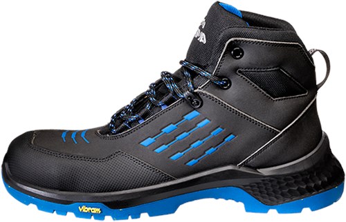 Emma Arbeitsschuh Crossforce D High S3 | schwarz blau | Größe 41 - 8715316154720