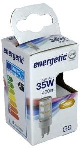 Energetische LED G9 3-35W 3000K klar - 2710070
