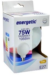 Energetischer LED-Globus G95 E27 8,5-75W 2700K Filament matt dimmbar - 2720430