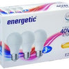 Energetische energetische LED -Lampenlampen E27 40W 3 Teile