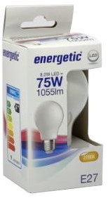 Energetische LED-Glühbirne E27 8,5-75 W 2700 K Filament matt – 2720730
