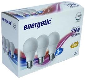 Energetic LED GLS E27 9,6-75W 2700K Matte Box A3 - 2740043