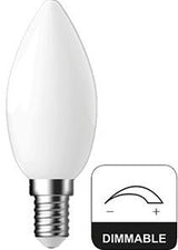 Energetische LED-Kerze E14 4,2-40W 2700K Filament matt dimmbar - 2720512 - afbeelding 1