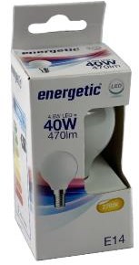 Energetische LED-Kugel E14 4-40W 2700K Filament matt - 2720620