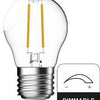Energetische LED-Glühbirne E27 4,2-40W 2700K Filament klar dimmbar - 2720270