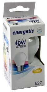 Energetische LED-Kugel E27 4-40W 2700K Filament matt - 2720660