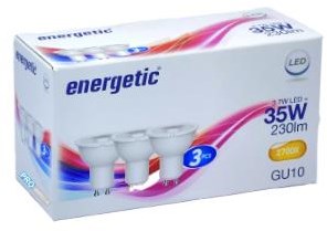 Energetischer LED-Spot GU10 3,1-35 W 2700 K Box A3 – 2740052