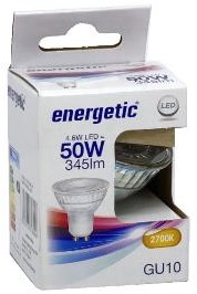 Energetischer LED-Spot GU10 4,7-50 W 2700 K – 2730112