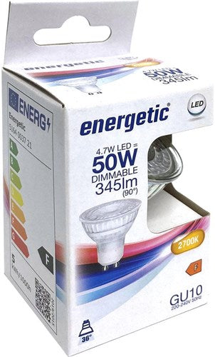 Energetischer LED-Spot gu10 4,7-50 W 2700 K dimmbar – 2730120