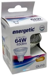 Energetischer LED-Spot gu10 4,9-64 W 2700 K – 2730116
