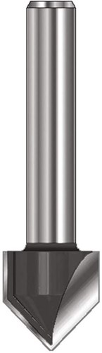 Ent V-Nutfräser HM 90 Grad a 12,7 mm, Schaft 8 mm – 7912048
