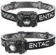Entac LED-Stirnlampe Zoom 5 W Aluminium schwarz wiederaufladbar – 5700315