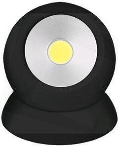 Entac LED-Wandleuchte mit Magnet schwarz 1w 3xaaa - 5700420
