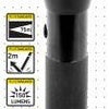 Entac LED-Taschenlampe 1w Aluminium schwarz 2xd