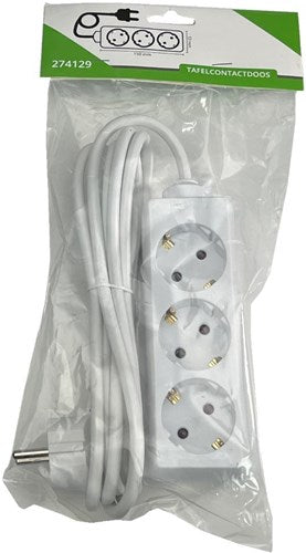 Entac tcd ra 4-Wege-Kabel, 5 m, weiß