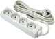 Entac tcd ra 4-Wege-Kabel, 5 m, weiß