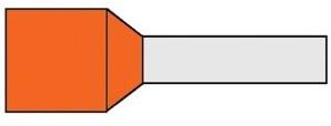 Enzo Aderendhülse isoliert 0,5x8 orange 4421010