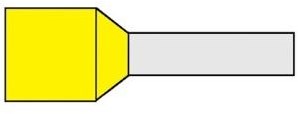 Enzo Aderendhülse isoliert 1,0x8 gelb 4421030