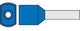 Enzo Aderendhülse isoliert Twin 2,5x10 blau 4422050