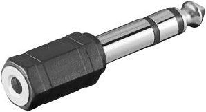 Goobay -Adapter 3,5 mm Jack> 6,35 mm Buchse