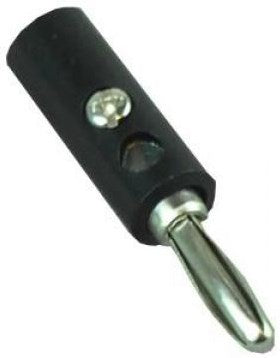Enzo Bananenstecker mit Blattfeder schwarz 7090998