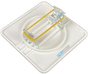Enzo Blindplatten Vimar 8x 8cm weiß 4213800