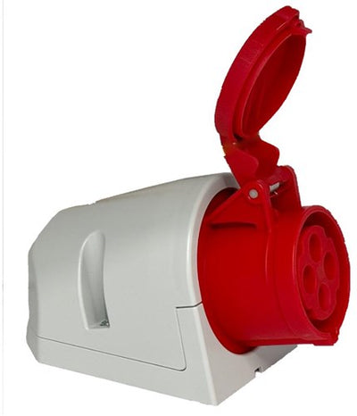 Enzo cee 4p 16a 400v Aufputz-WC rot - 6315154