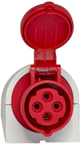 Enzo cee 4p 32a 400v Aufputz-WC rot - 6315166