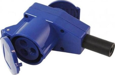 Enzo cee rechtwinkliger Buchsenstecker | mit 230-Volt-Steckdose - 6315005